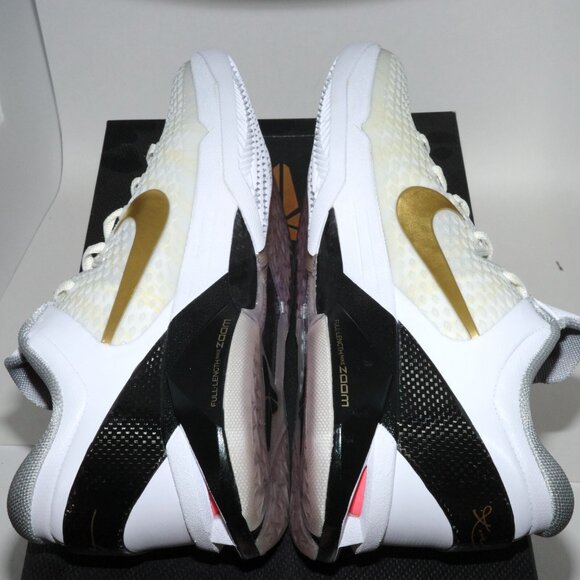 Nike Zoom Kobe VII 7 System Elite 2012 511371-100 White Metallic Gold US 11 DS - Picture 11 of 13